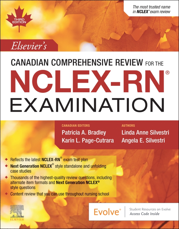 ELSEVIER'S CANADIAN COMPREHENSIVE REVIEW FOR THE NCLEX-RN EXAMINATION, by BRADLEY